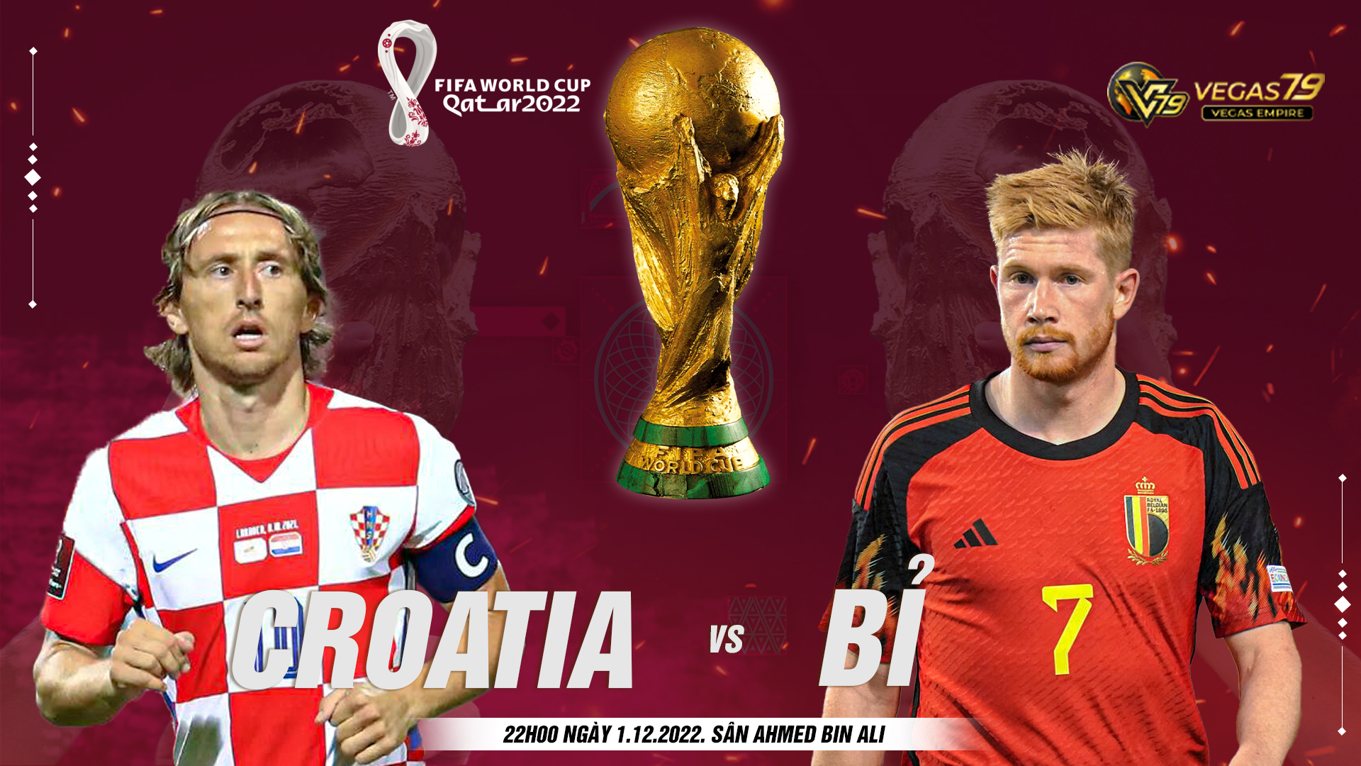 Soi kèo World Cup 2022 Croatia vs Bỉ, 22h ngày 1/12