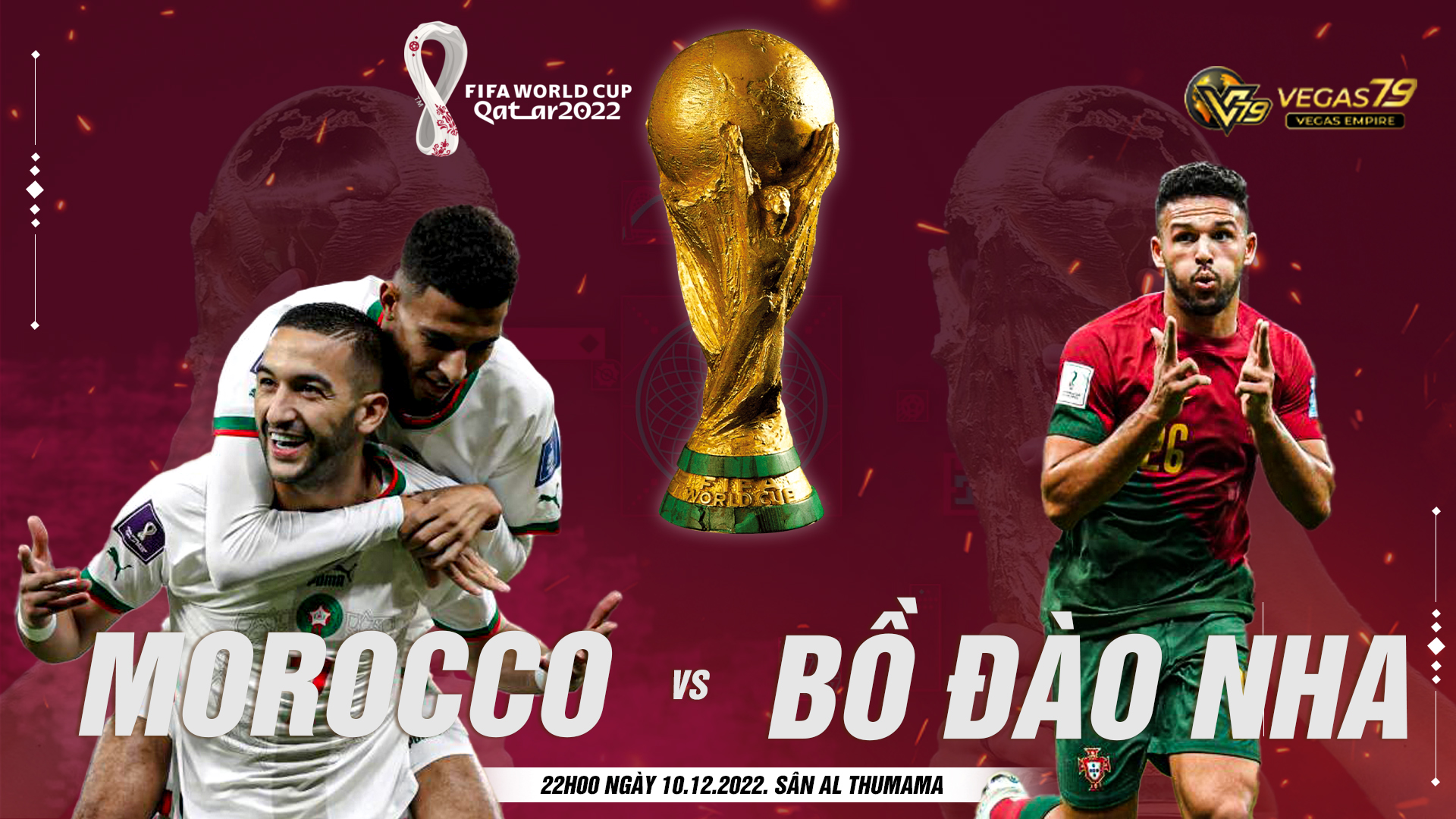 Soi kèo World Cup Morocco vs Bồ Đào Nha, 22h ngày 10/12